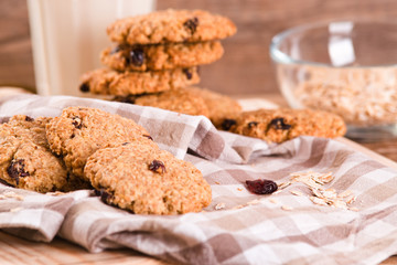 Oatmeal cookies. 