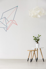 Minimalist white interior