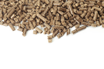 Energy. Pellets on the table