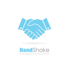 Handshake abstract business logo