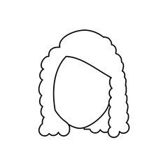 Woman faceless head icon vector illustration graphic design