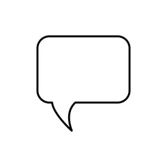 Bubble chat speakbox icon vector illustration graphic design