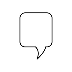Bubble chat speakbox icon vector illustration graphic design