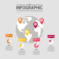 Business Info graphic Design