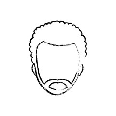 Man faceless head icon vector illustration graphic design