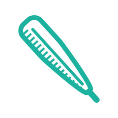 Glucometer medical device icon vector illustration graphic design