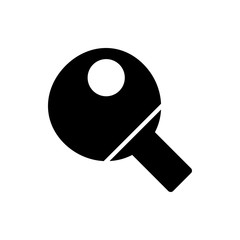 table tennis icon illustration