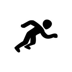 running icon illustration