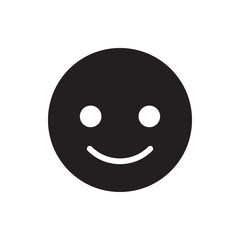 smiling emoticon icon illustration
