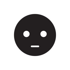 sad emoticon icon illustration
