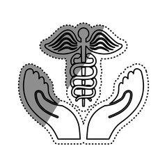 Medical healthcare service icon vector illustration graphic design