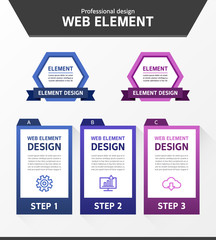Web element design