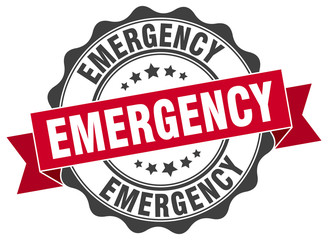 Obraz premium emergency stamp. sign. seal