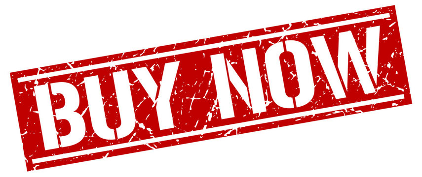 buy now square grunge stamp