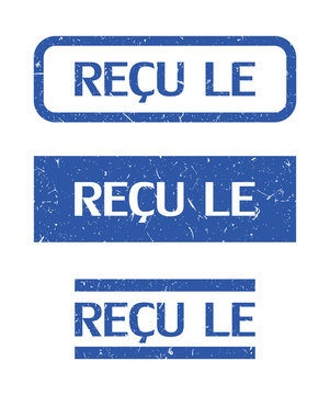 Tampon re&ccedil;u le.