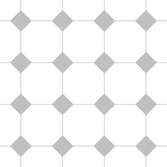Editable Seamless Geometric Pattern Tile with Octagon and Diamond Shape