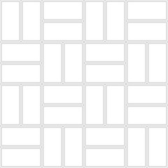Editable Seamless Geometric Pattern Tile with Brick Design Concept