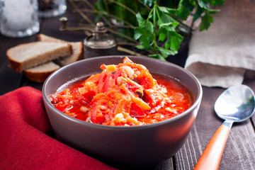 Chakhokhbili - chicken stewed with tomatoes and onions. Georgian national dish