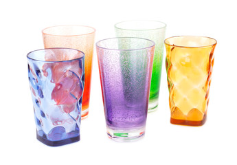 Plastic glasses