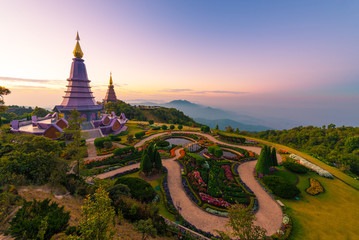 Phra That Doi Inthanon in Chiangmai, Thailand.