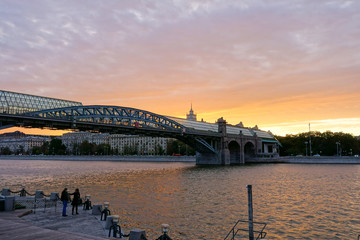 Bridge in the evening