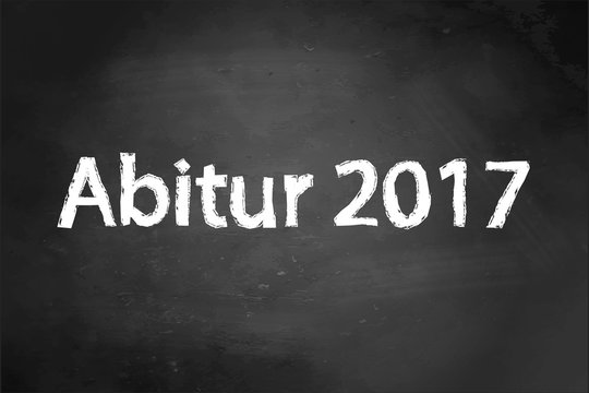 Tafel - Abitur - Vektor Grafik