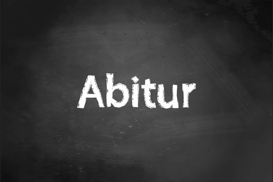 Tafel - Abitur - Vektor Grafik