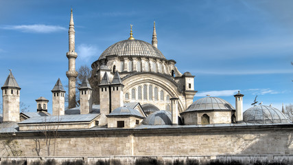 Fototapeta na wymiar Istanbul, Turkey - April 12, 2014: Kilic Ali Pasa Cami Mosque in Istanbul