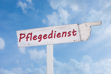 Schild 194 - Pflegedienst
