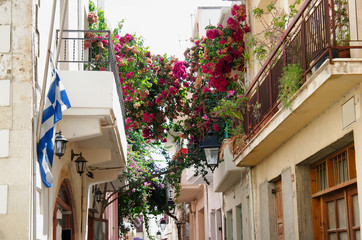 Old city part of Retimno, Crete, Greece