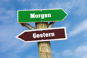 Schild 127 - Morgen