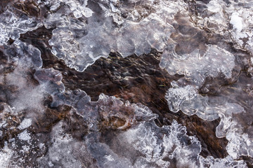 Frozen creek