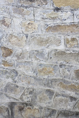old gray stone wall background