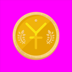 yuan icon flat disign