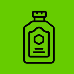 water bottle icon flat disign