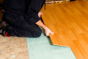 Laminat verlegen