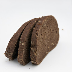 Rodajas de pan de semillas