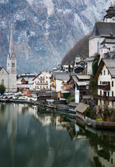 Fototapeta premium Hallstatt in Winter