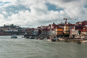 Naklejka premium View of the city of Porto in Portugal
