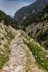 Landscape from Valley of Nuria in Spain