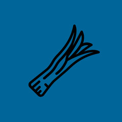 onion icon flat disign