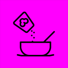 ingredients icon flat disign