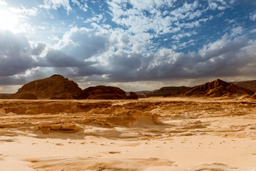 Fototapeta na wymiar Mountain in Sinai desert Egypt