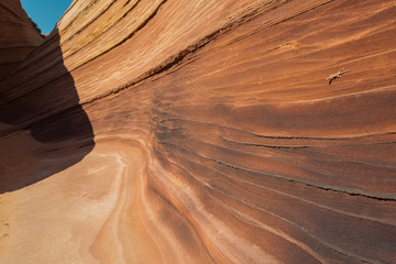 Arizona Wave - Famous Geology rock formation in Pariah Canyon, b