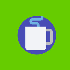 coffee cup icon flat disign