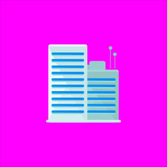 buildings icon flat disign