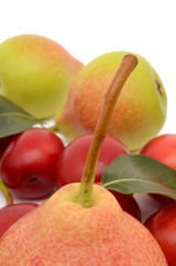 Pear and plum