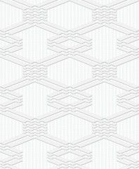 geometric abstract seamless vector pattern in light colors