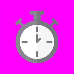 timer icon flat disign