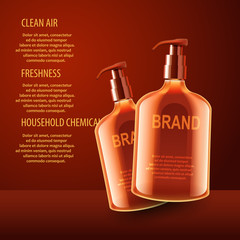 Realistic cosmetic tubes and bottles for yout projects